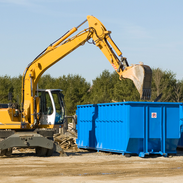 can i request a rental extension for a residential dumpster in Pinecrest CA